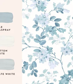 Laura Ashley Vliesbehang YEWLAND SEASPRAY