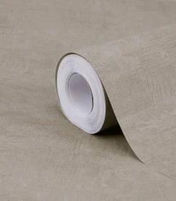 Online Vliestapete Uni Braun Wanddecoratie