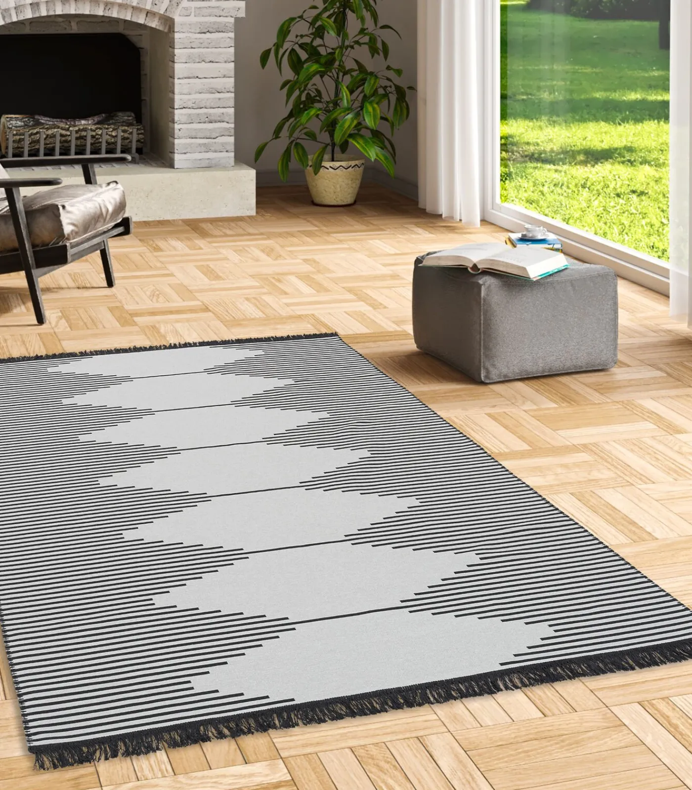 Pergamon Vloerkleed Dubbelzijdig Ethno Kelim Trend