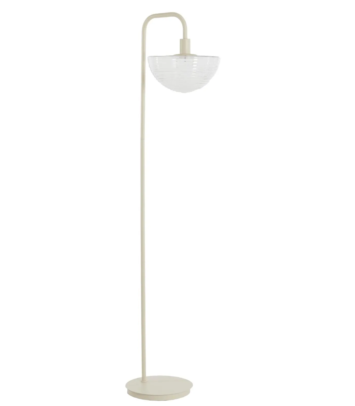 Light & Living Vloerlamp Baylie - Mat crème - 43x30x165cm