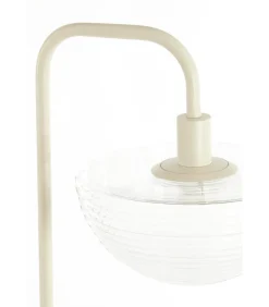 Light & Living Vloerlamp Baylie - Mat crème - 43x30x165cm
