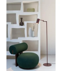 It's about RoMi Vloerlamp Bilbao - Rood - 53x28x154cm