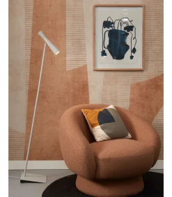 It's about RoMi Vloerlamp Bordeaux - Grijs - 22x36x145.5cm