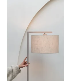 It's about RoMi Vloerlamp Boston - Bruin - 30x32x160cm