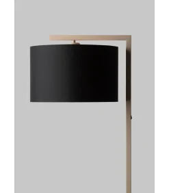 Outlet Vloerlamp Boston - Bruin - 30x32x160cm Vloerlampen