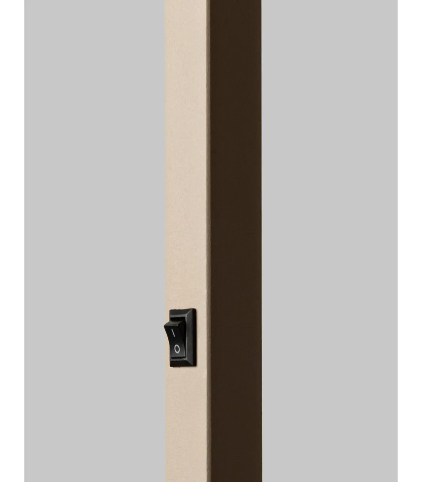 Outlet Vloerlamp Boston - Bruin - 30x32x160cm Vloerlampen