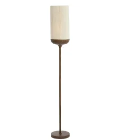 Light & Living Vloerlamp Dania - Crème/Bruin - Ø23x159cm