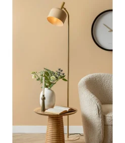 Leitmotiv Vloerlamp Floor Lamp Smart - Bruin - 26x26x164cm