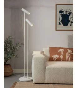 Outlet Vloerlamp Havana - Wit - 30x30x162cm Vloerlampen