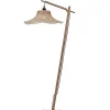Discount Vloerlamp Ibiza - Bamboe - 77x50x150cm Vloerlampen