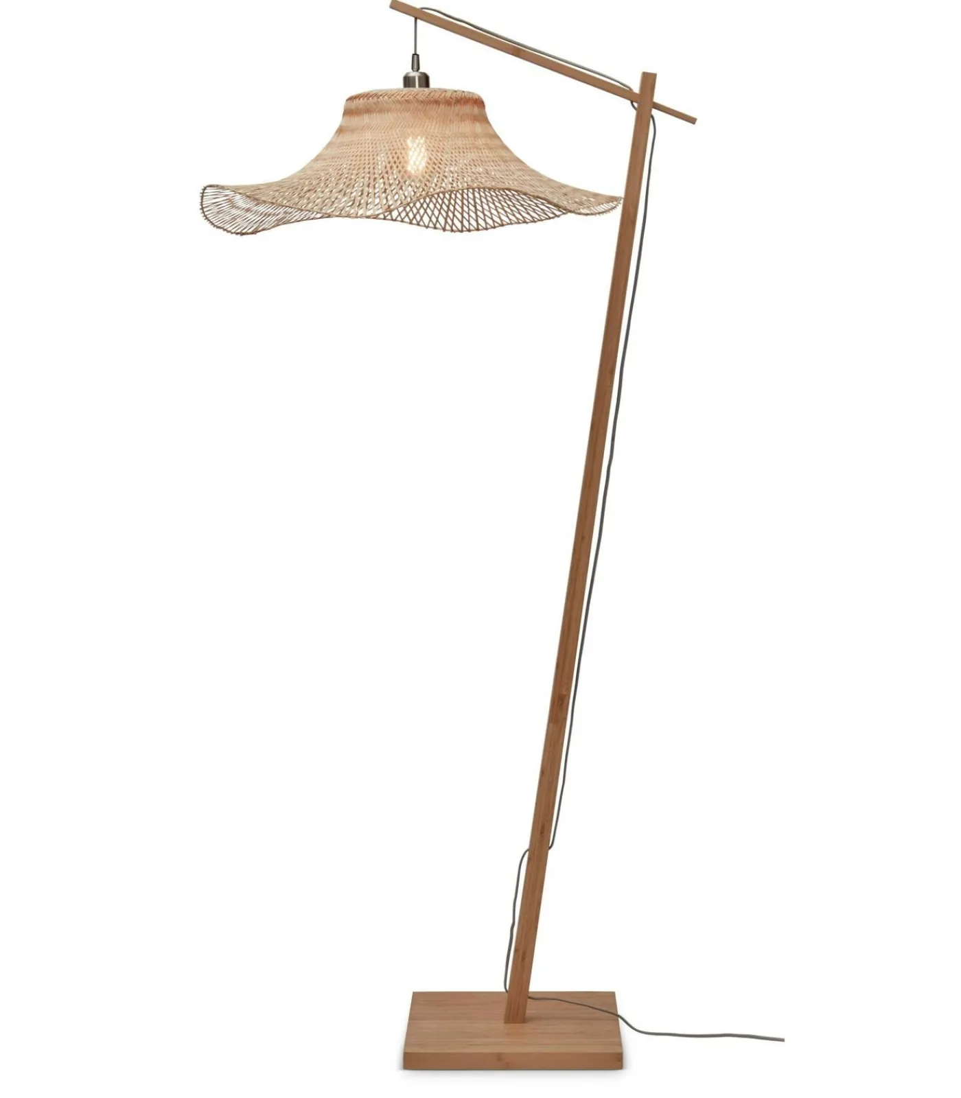 Hot Vloerlamp Ibiza - Bamboe - 83x65x176cm Vloerlampen