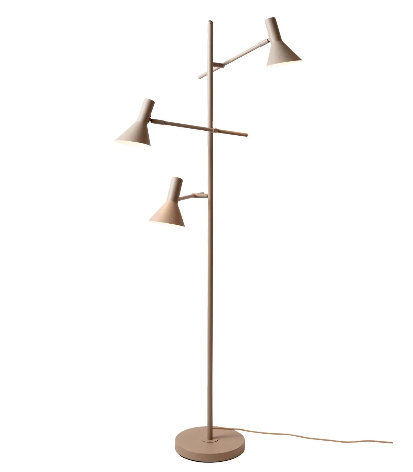 Clearance Vloerlamp Izmir - Bruin - 59x42x171cm Vloerlampen