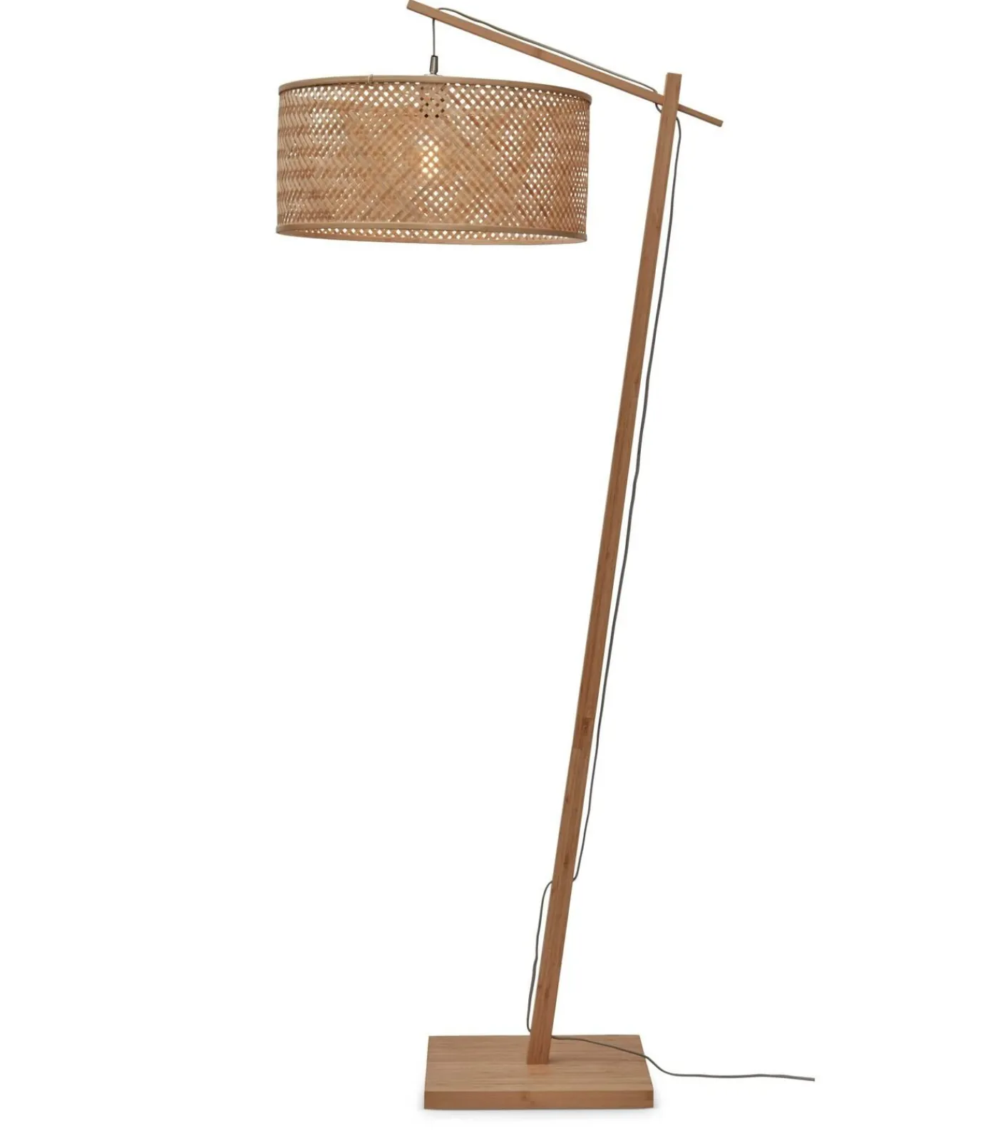 Outlet Vloerlamp Java - Bamboe - 75x50x176cm Vloerlampen
