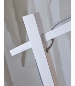 GOOD &MOJO Vloerlamp Java - Bamboe Wit/Naturel - 75x50x176cm