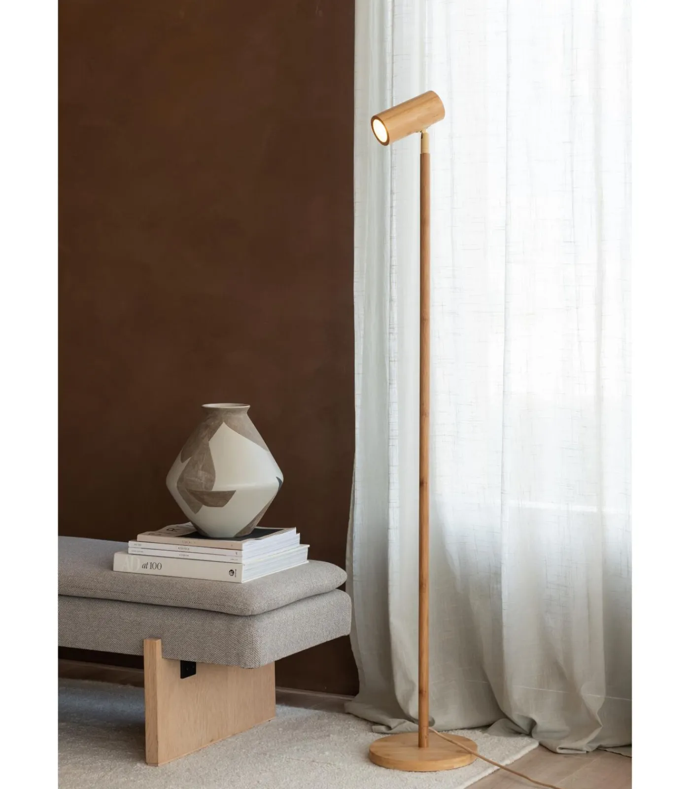 Sale Vloerlamp Java - Naturel - Ø23cm Vloerlampen