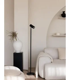 GOOD &MOJO Vloerlamp Java - Zwart - Ø23cm