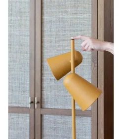 It's about RoMi Vloerlamp Salamanca - Geel - 28x28x145cm