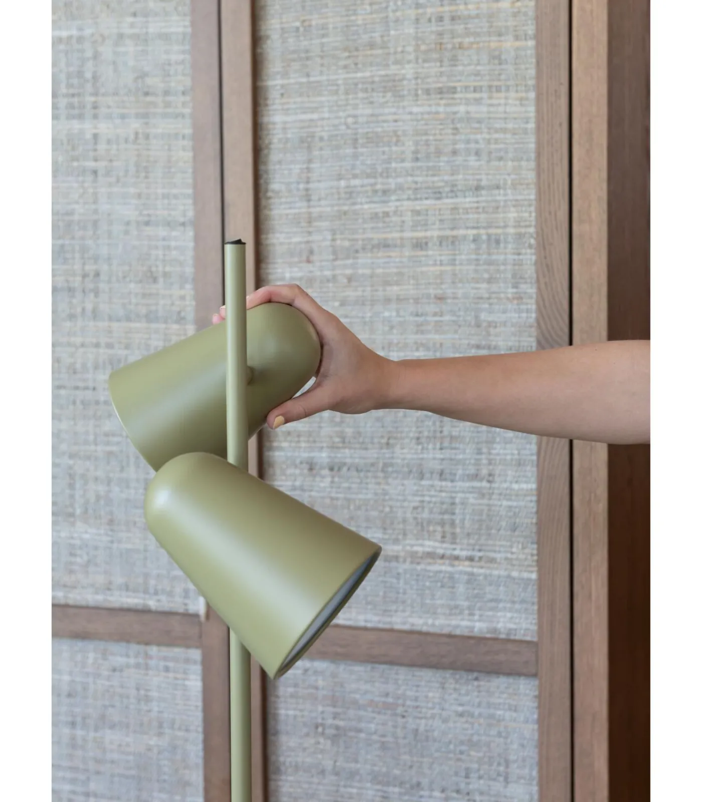 It's about RoMi Vloerlamp Salamanca - Groen - 28x28x145cm