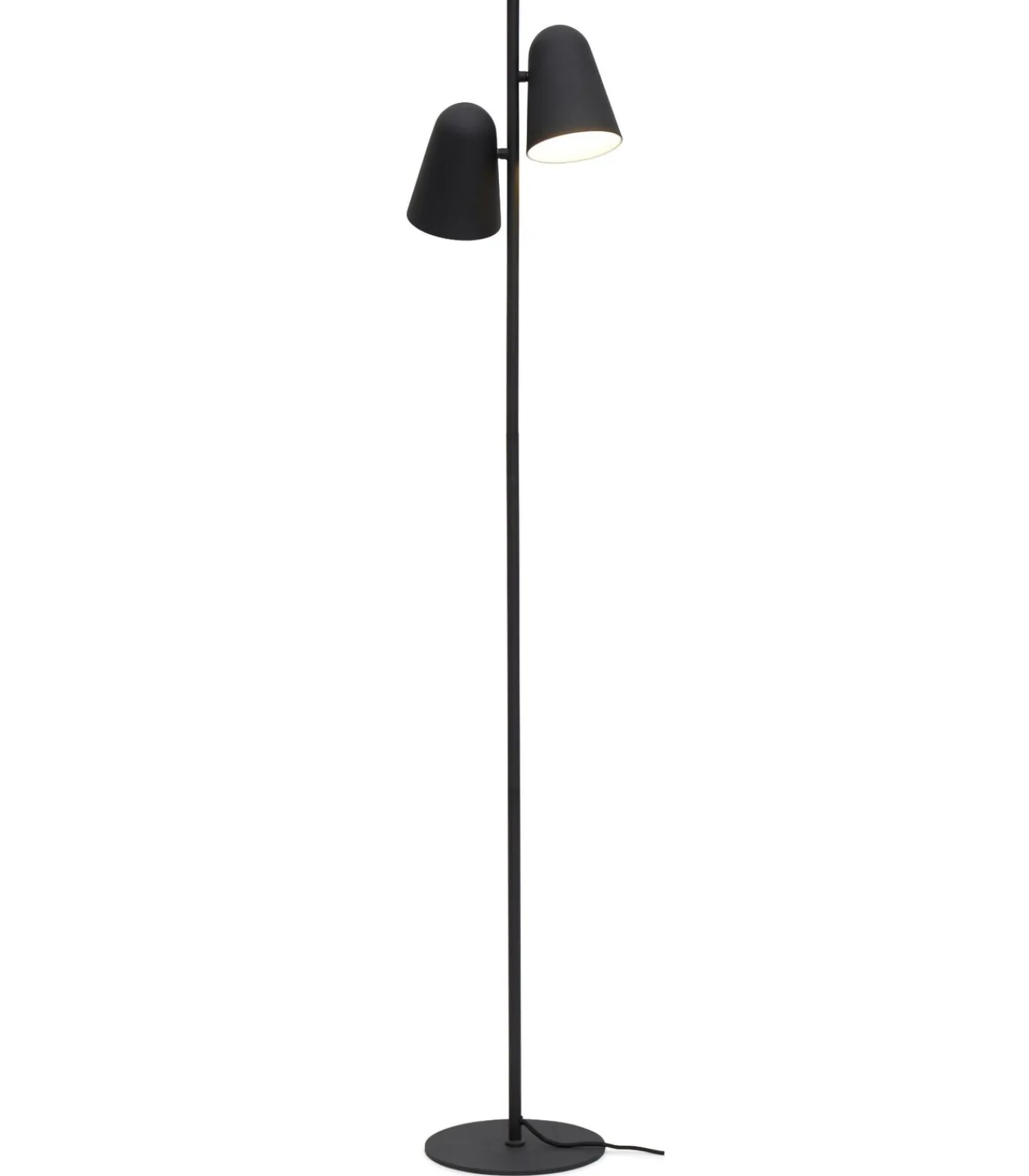 It's about RoMi Vloerlamp Salamanca - Zwart - 28x28x145cm - 2L