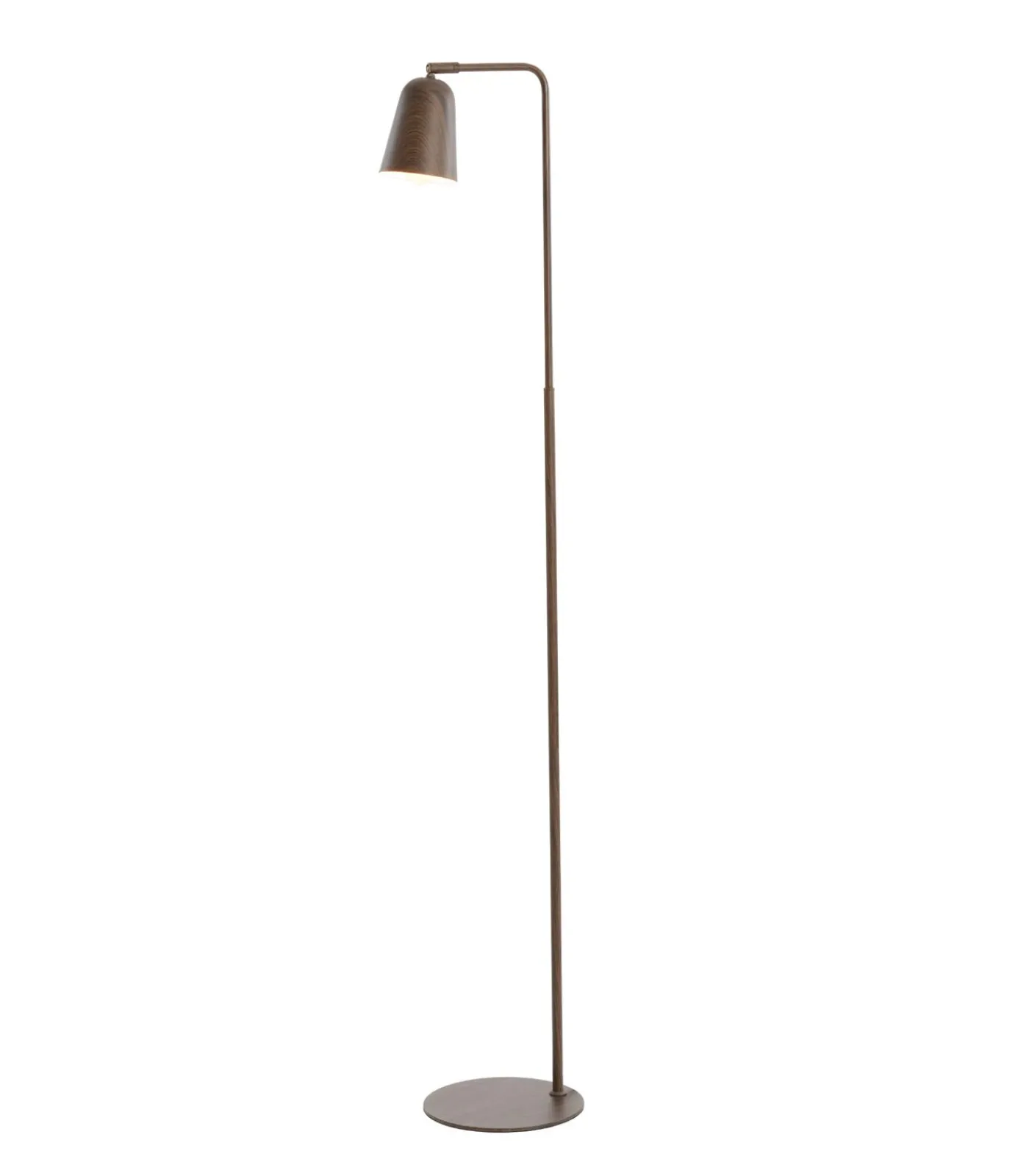 Clearance Vloerlamp Salomo - Bruin - 32.5x23x147cm Vloerlampen