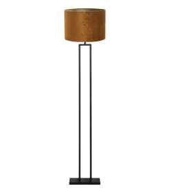 Online Vloerlamp Shiva/Gemstone - Zwart/Goud - Ø40x170cm Vloerlampen