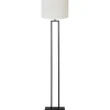 Online Vloerlamp Shiva/Velours - Zwart/Off white - Ø40x170cm Vloerlampen
