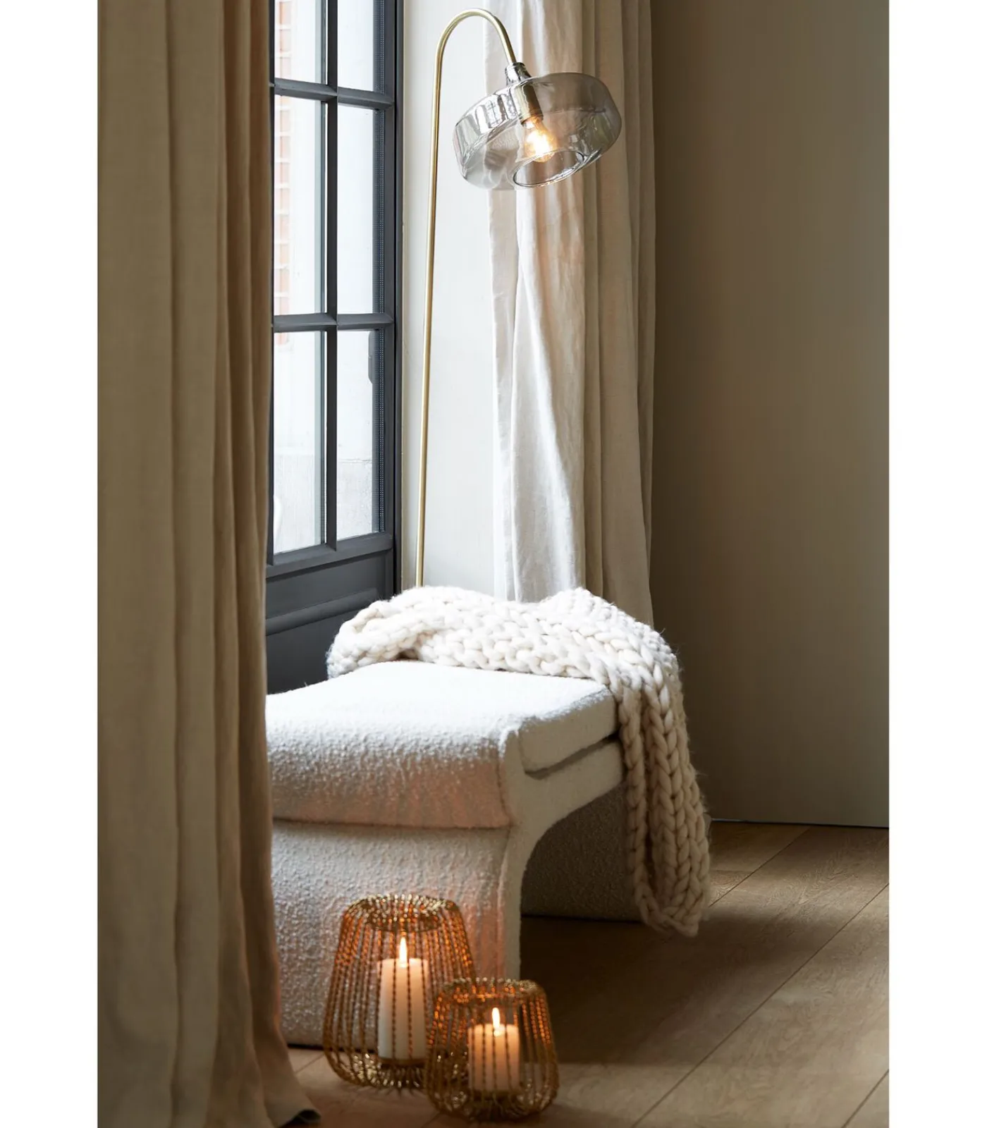 Outlet Vloerlamp Solna - Antiek Brons - 45x29,5x160cm Vloerlampen