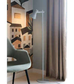 It's about RoMi Vloerlamp Stavanger - Grijs - 37x25x146cm