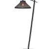 GOOD &MOJO Vloerlamp Tahiti - Bamboe Zwart - 65x45x150cm
