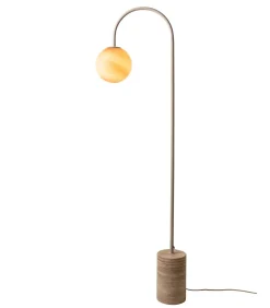 Vloerlamp Tivoli - Bruin - 20x42x163cm Vloerlampen