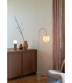 Vloerlamp Tivoli - Bruin - 20x42x163cm Vloerlampen