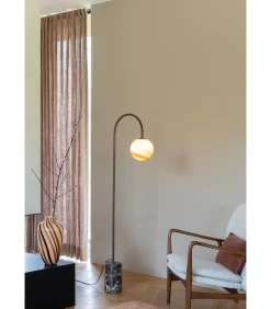 It's about RoMi Vloerlamp Tivoli - Bruin - 20x42x163cm