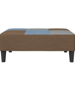 vidaXL Voetenbank patchwork 77x55x31 cm stof