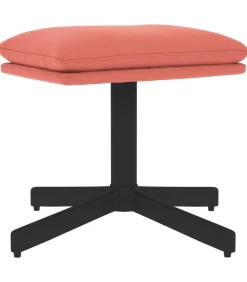Sale Voetenbank 60x60x36 cm fluweel roze Stoelen