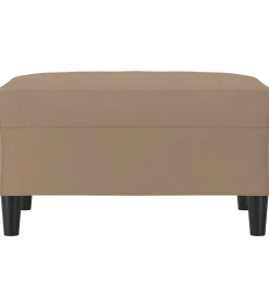 Best Voetenbank 70x55x41 cm kunstleer cappuccino Stoelen