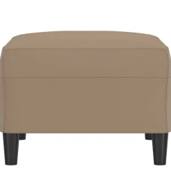 Best Voetenbank 70x55x41 cm kunstleer cappuccino Stoelen