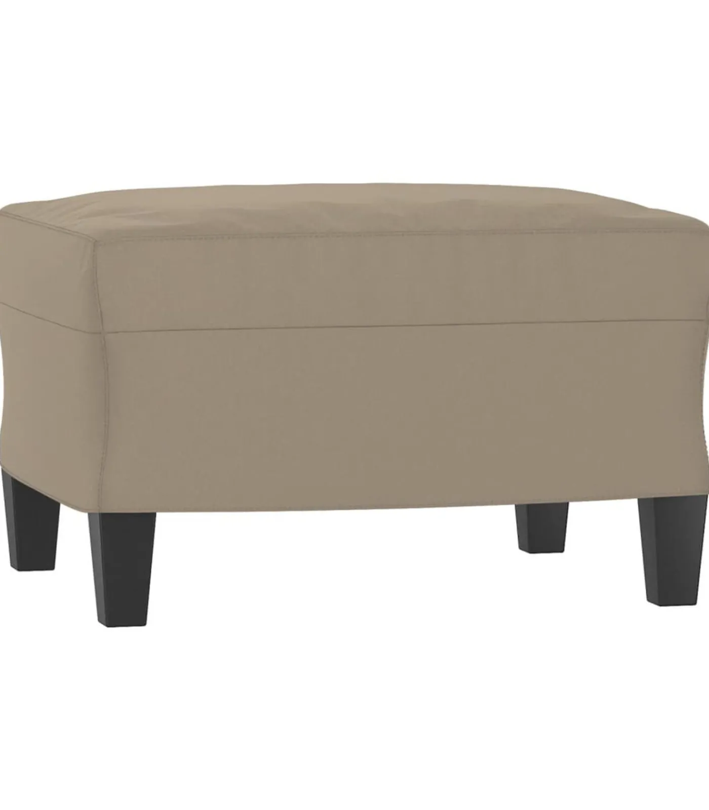 Outlet Voetenbank 60x50x41 cm microvezelstof taupe Stoelen