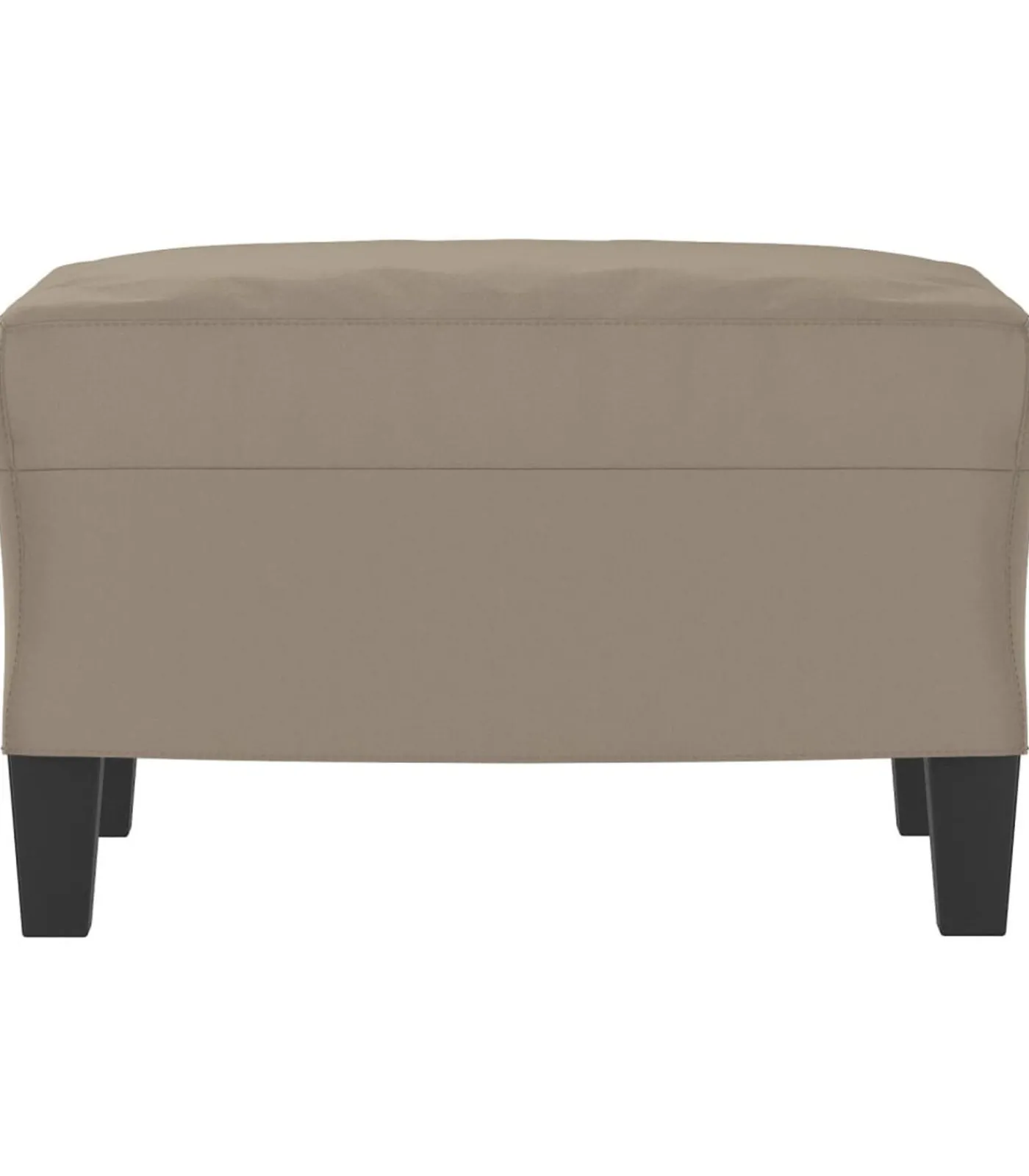 Outlet Voetenbank 60x50x41 cm microvezelstof taupe Stoelen