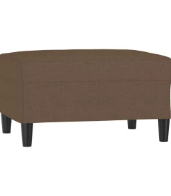 vidaXL Voetenbank 70x55x41 cm stof bruin