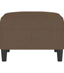 vidaXL Voetenbank 70x55x41 cm stof bruin