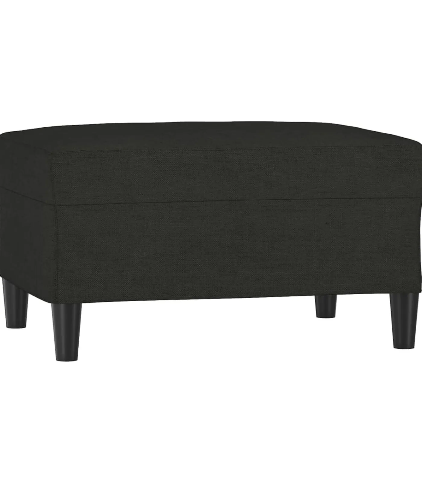 Outlet Voetenbank 70x55x41 cm stof zwart Stoelen