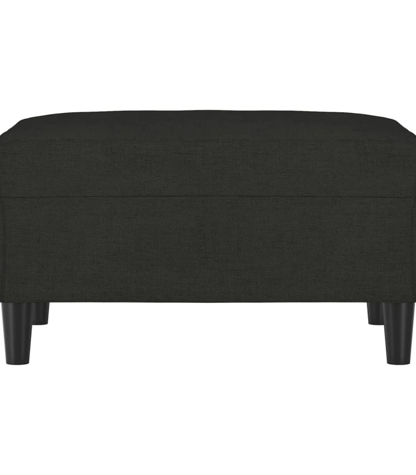 Outlet Voetenbank 70x55x41 cm stof zwart Stoelen