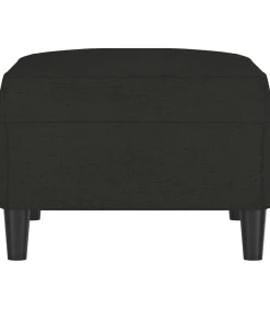 Outlet Voetenbank 70x55x41 cm stof zwart Stoelen