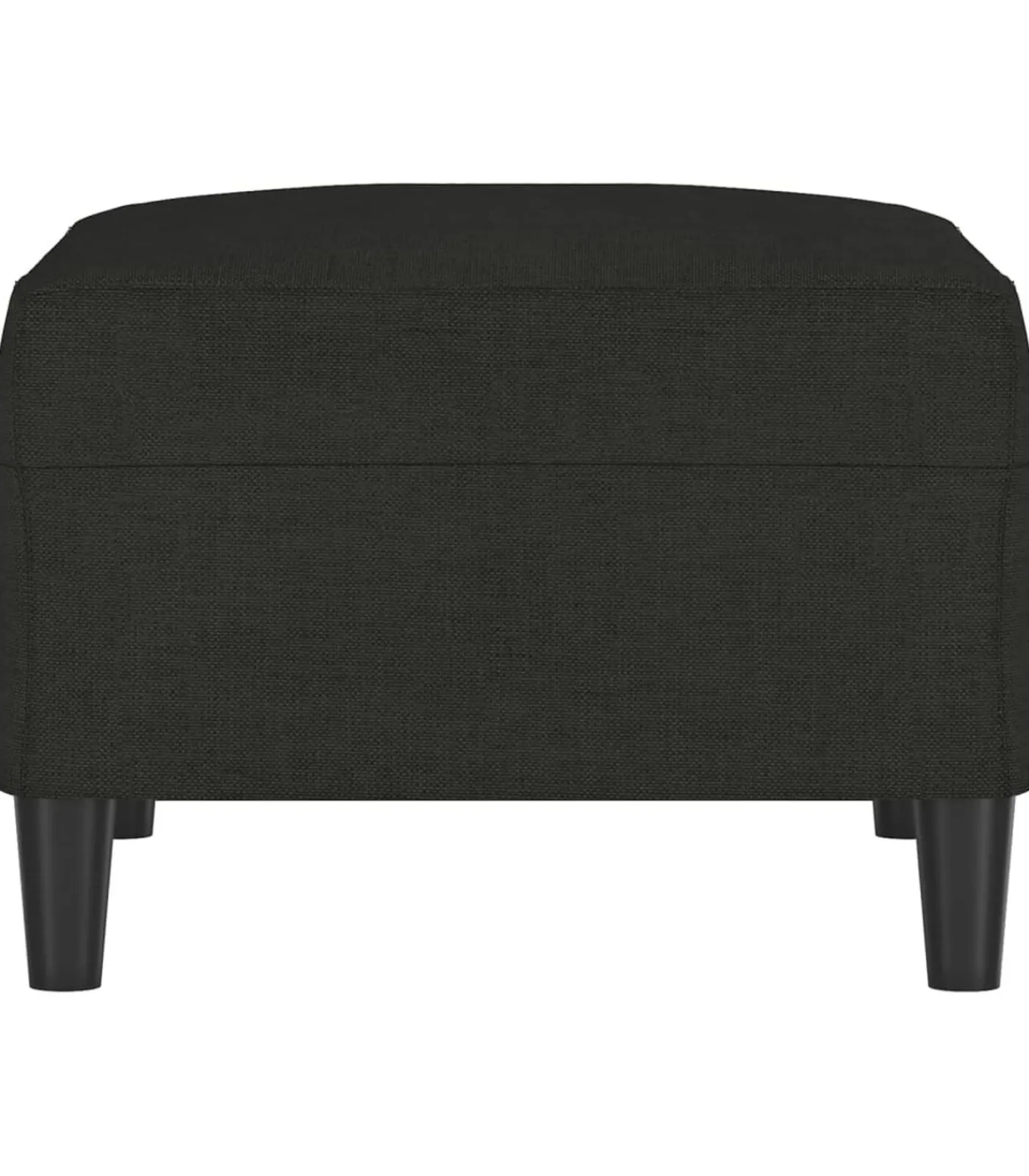 Outlet Voetenbank 70x55x41 cm stof zwart Stoelen