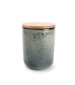 Salt&Pepper Voorraadpot 12xH15cm groen/blauw Meridian
