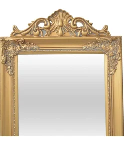 vidaXL Vrijstaande spiegel Barok 160x40cm goud