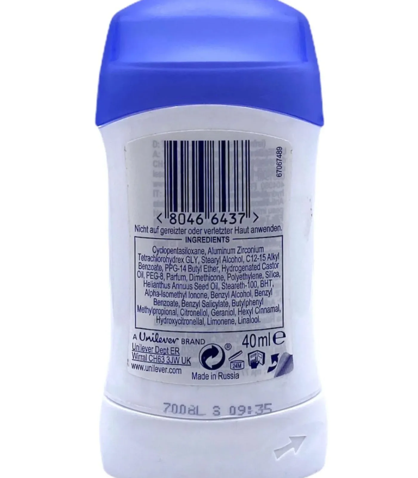 Dove Vrouwen Anti-Transpirant Deodorant Original 40ml