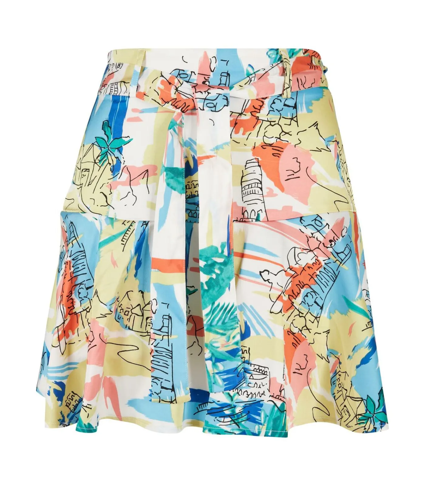 Best Vrouwen aop satijnen minirok GT DAMES Rokken