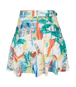 Best Vrouwen aop satijnen minirok GT DAMES Rokken