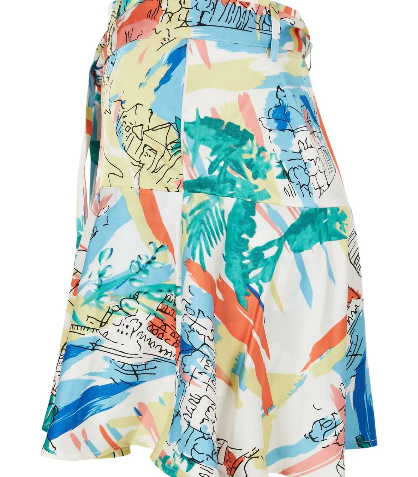 Best Vrouwen aop satijnen minirok GT DAMES Rokken